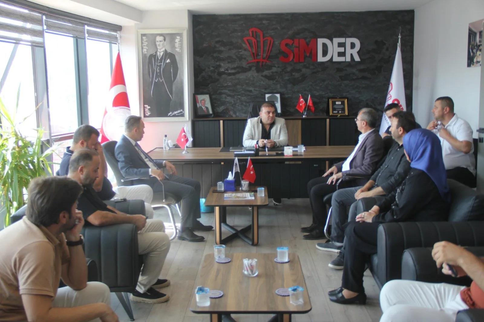 Samsun Milletvekili Orhan Kırcalı SİMDER'i Ziyaret Etti