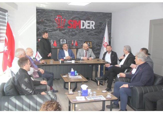 CHP'den SİMDER'e ziyaret