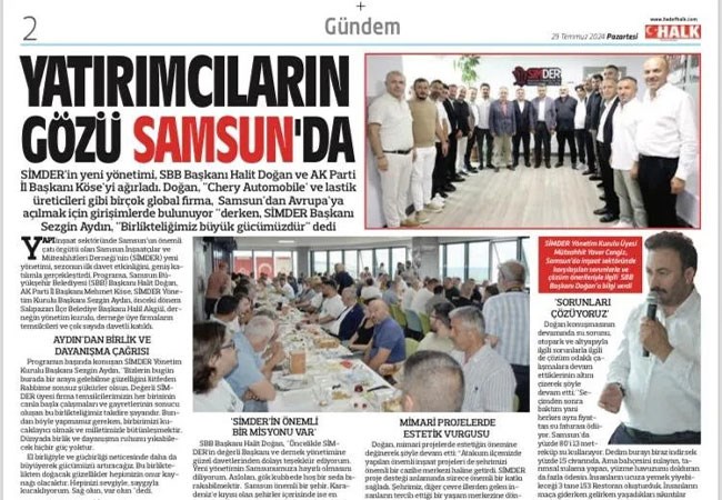  Başkan Doğan: